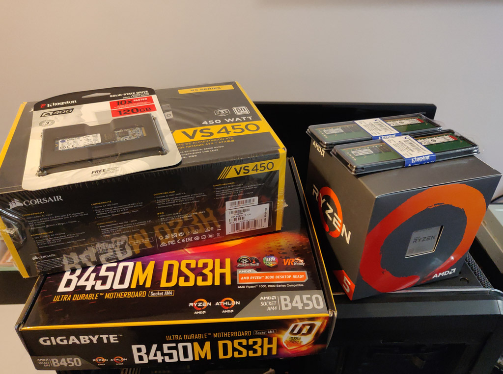 The intial hardware