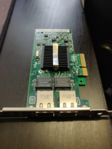 Intel dual port NIC