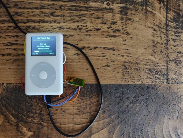 The SpotiPod build almost complete.