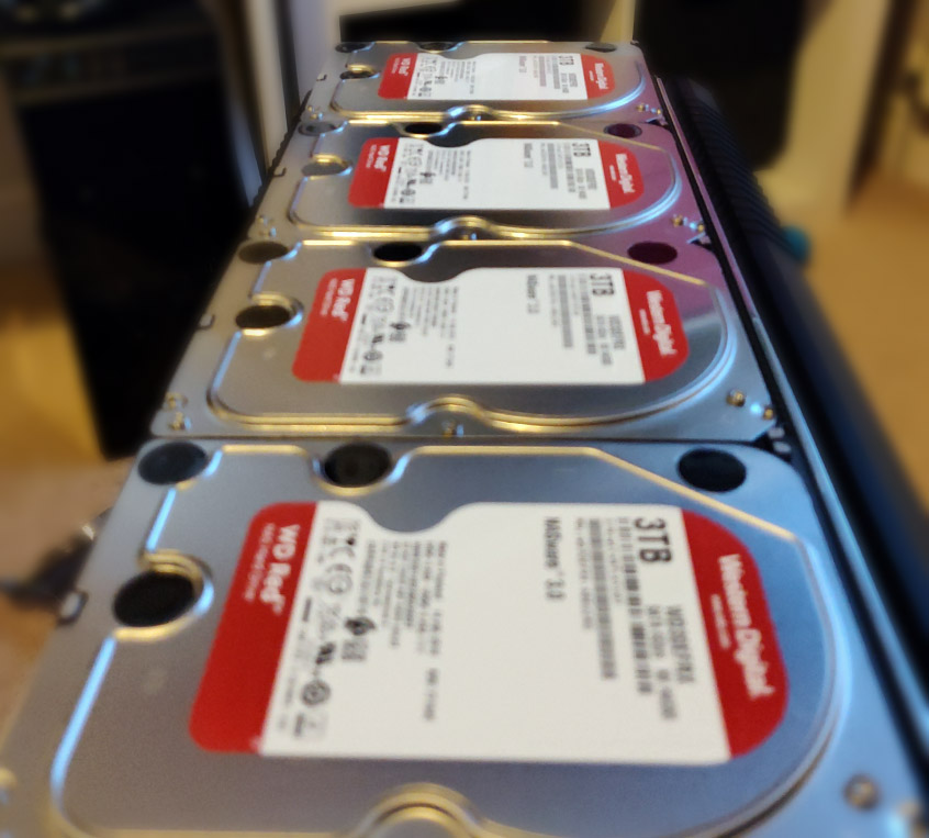 Western Digital 3TB Red hard drives